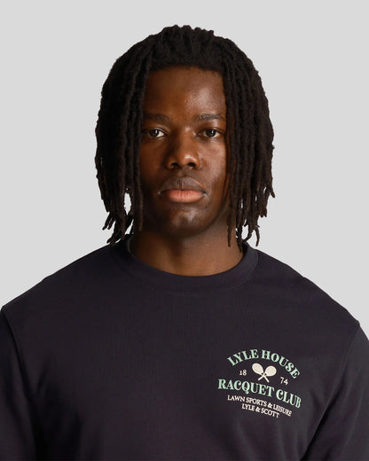 Felpa stampa racchette