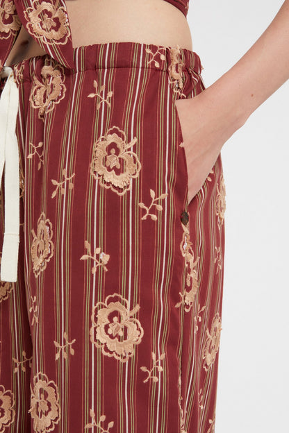 Pantaloni fantasia righe