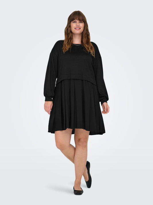 Abito maglia/tessuto