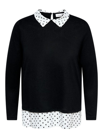 Maglia finta camicia