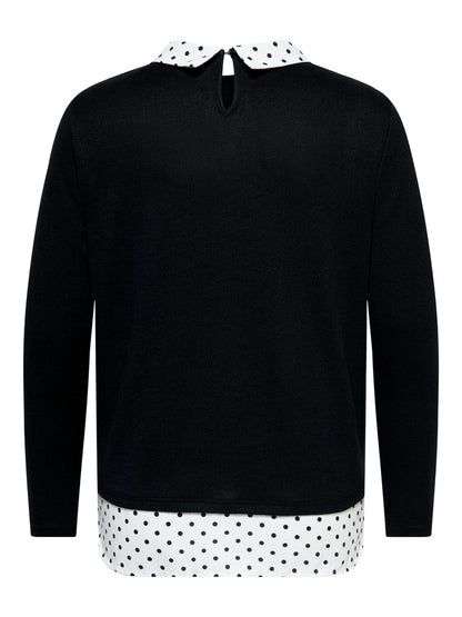 Maglia finta camicia