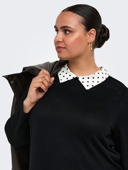 Maglia finta camicia