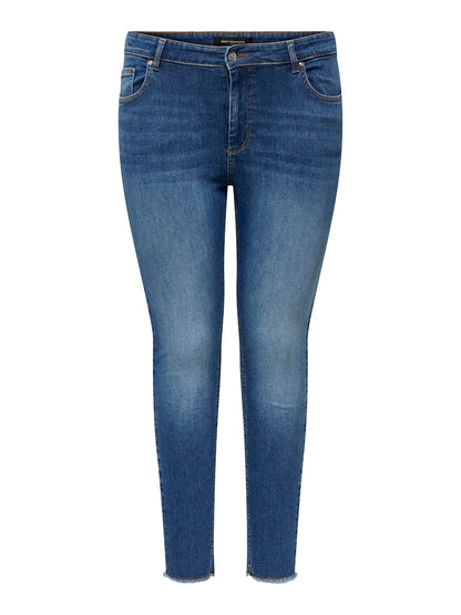 Jeans stretch sfrangiato