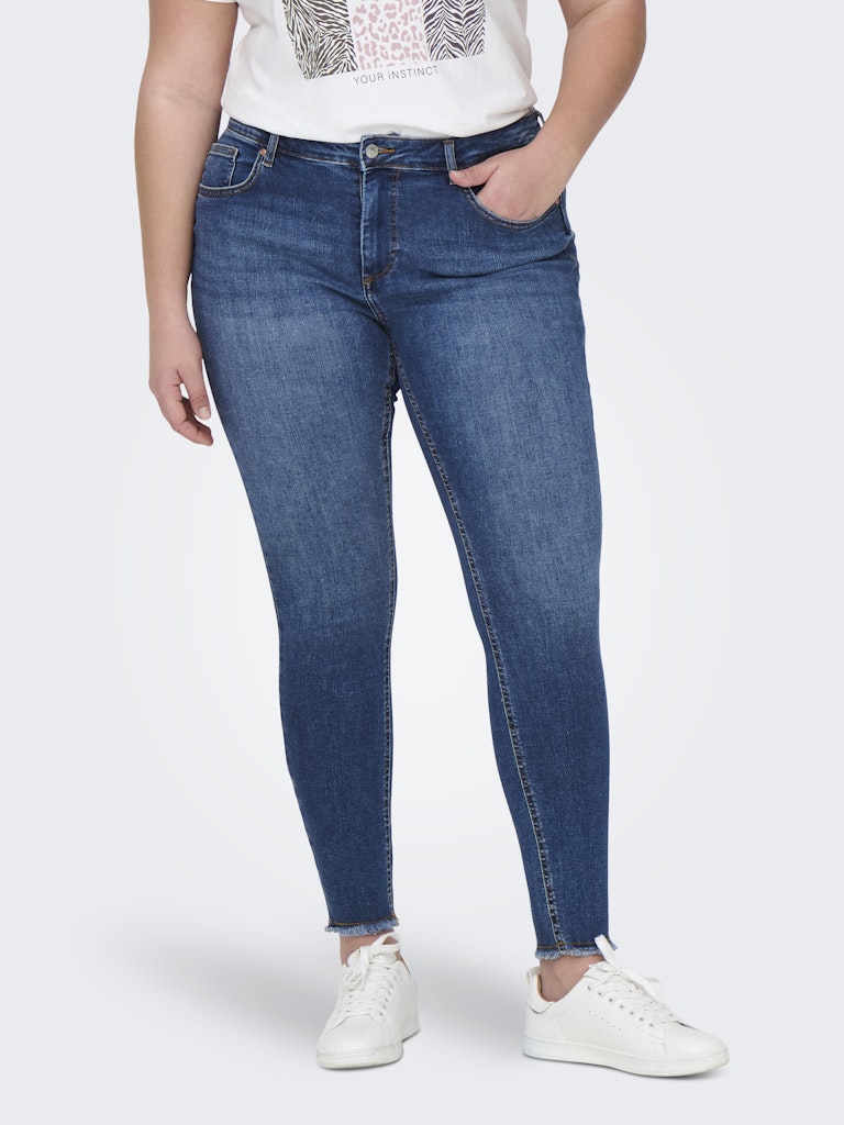 Jeans stretch sfrangiato