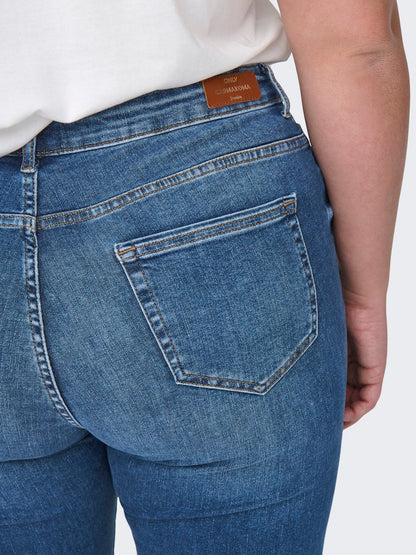 Jeans stretch sfrangiato