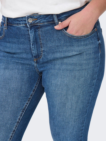 Jeans stretch sfrangiato