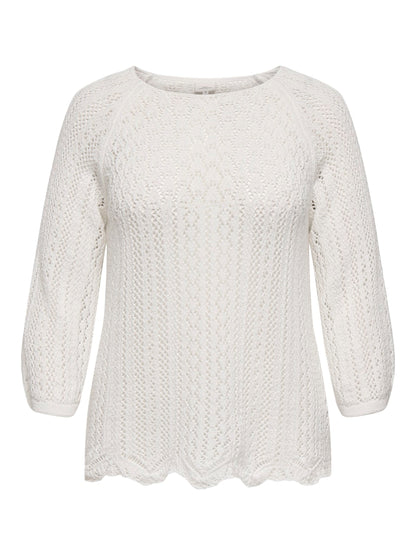 Maglia intarsiata girocollo