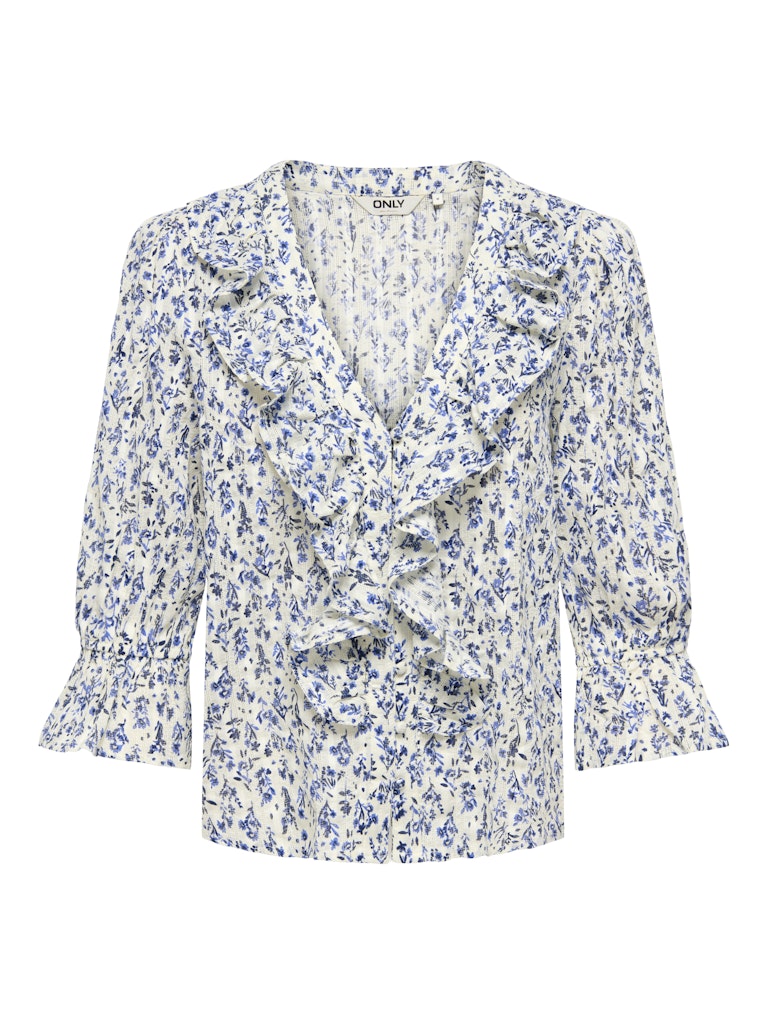 Camicia maniche 3/4 jabot