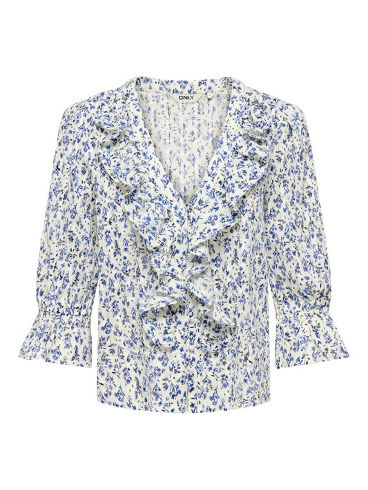 Camicia maniche 3/4 jabot
