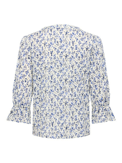 Camicia maniche 3/4 jabot