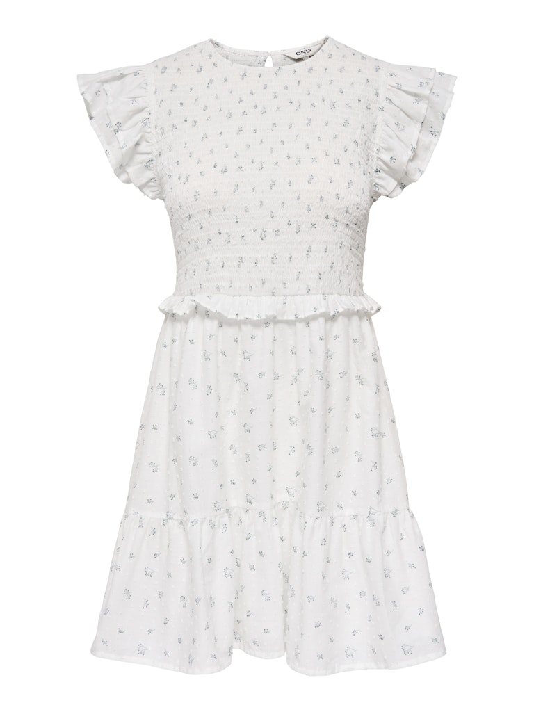Abito girocollo top punto smock