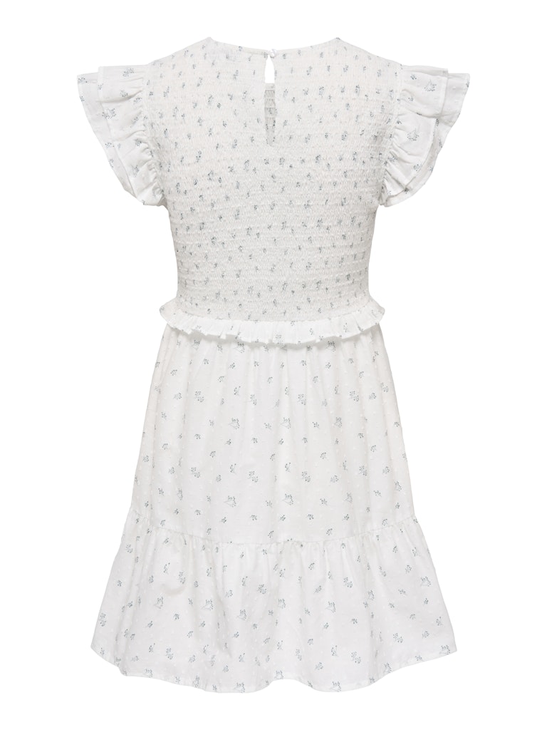 Abito girocollo top punto smock