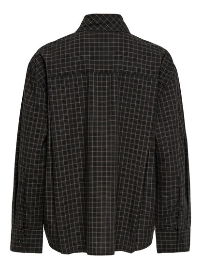 Camicia check fiocco