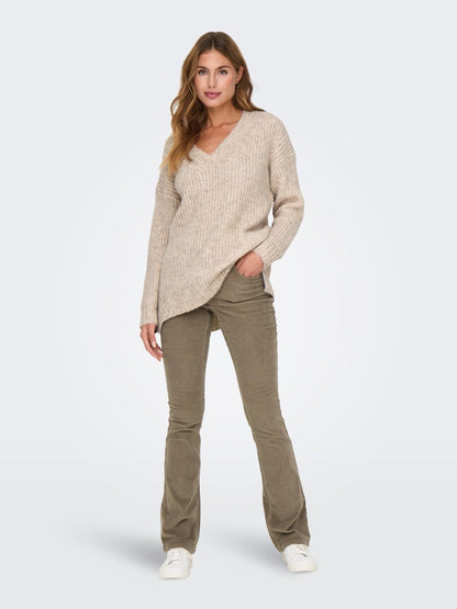 Pantaloni slim velluto