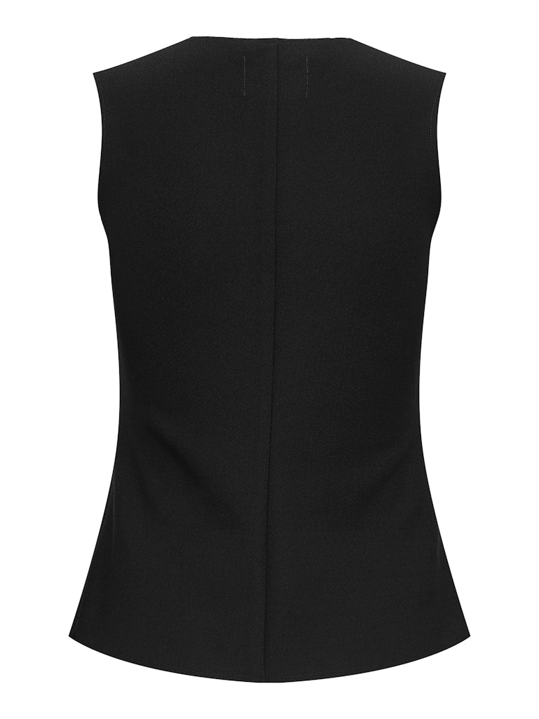 Gilet girocollo bottoni