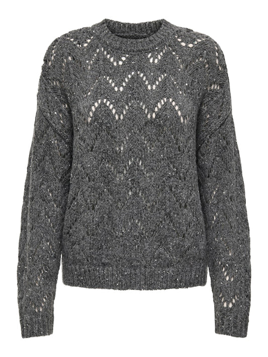 Maglia intarsi paillettes