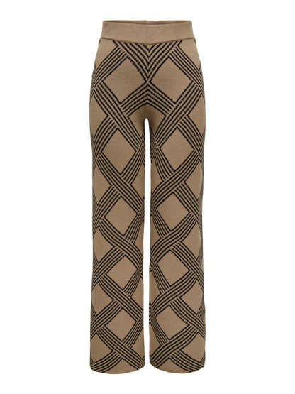 Pantaloni maglia losanghe