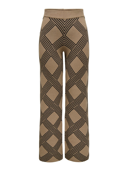 Pantaloni maglia losanghe