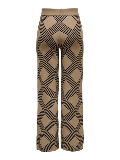 Pantaloni maglia losanghe