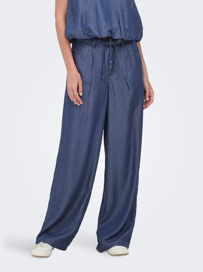 Pantaloni tencel cinturina