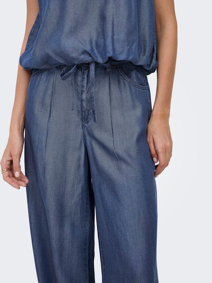 Pantaloni tencel cinturina