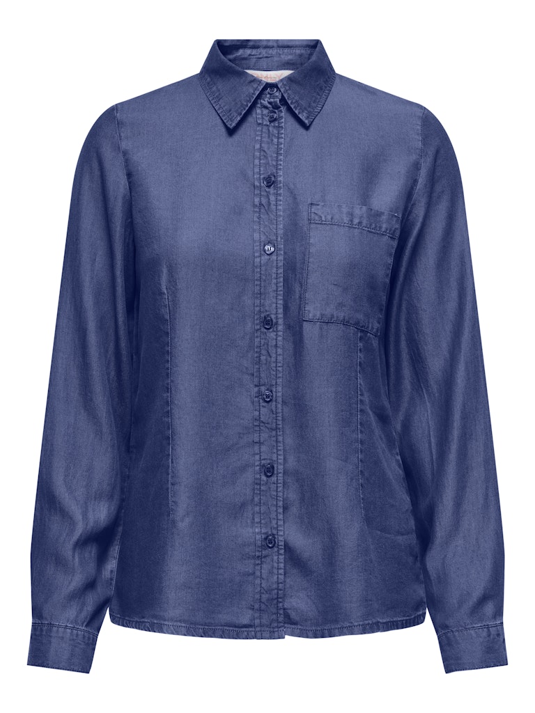 Camicia tencel effetto denim