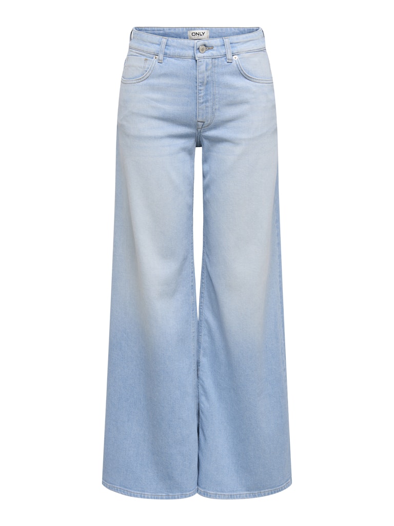 Jeans wide leg chiaro