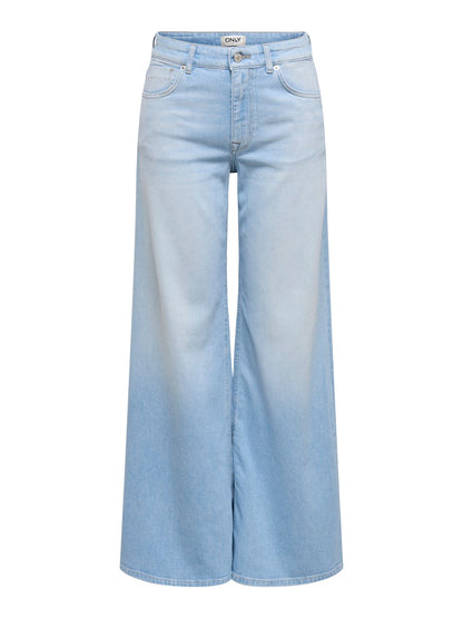 Jeans wide leg chiaro