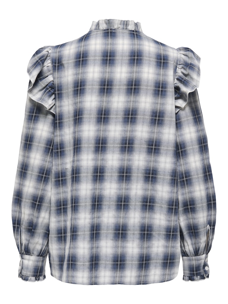 Camicia check rouches