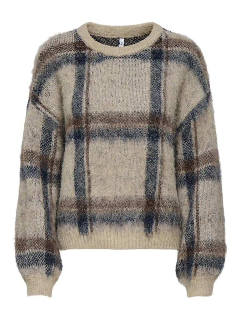 Maglia girocollo check