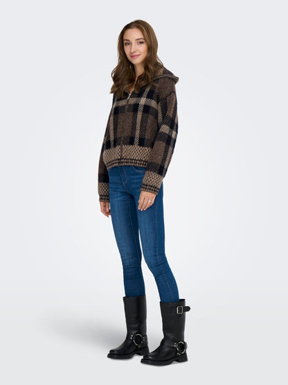 Cardigan zip fantasia