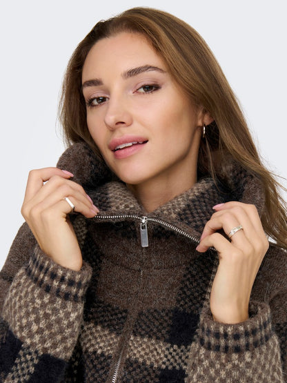 Cardigan zip fantasia