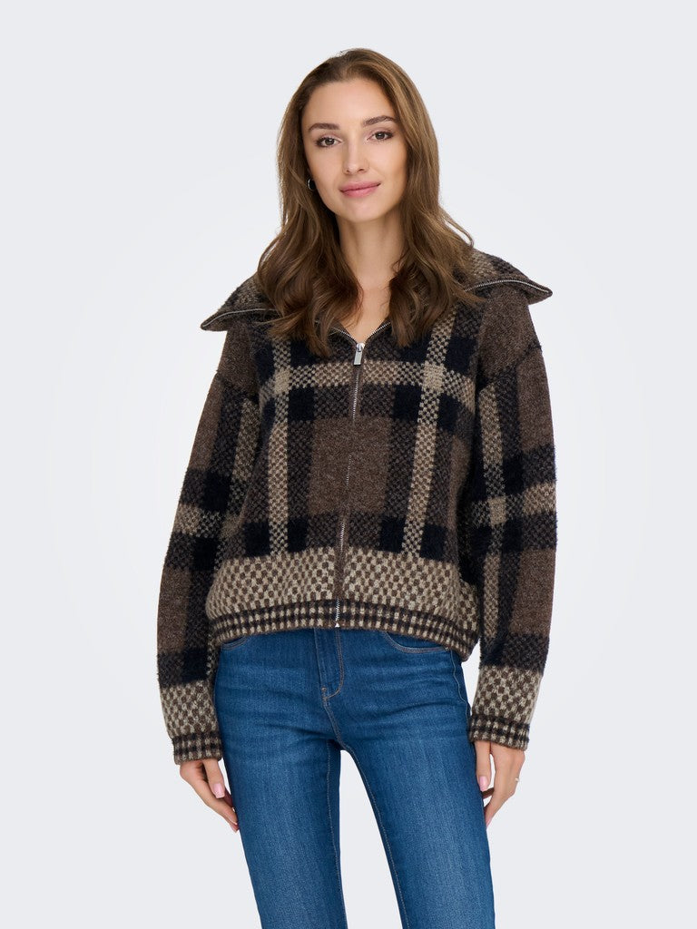Cardigan zip fantasia