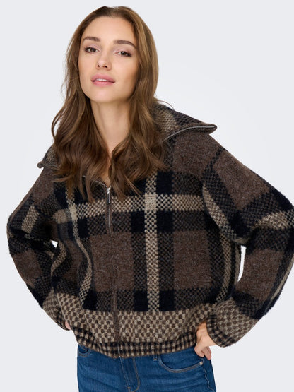 Cardigan zip fantasia