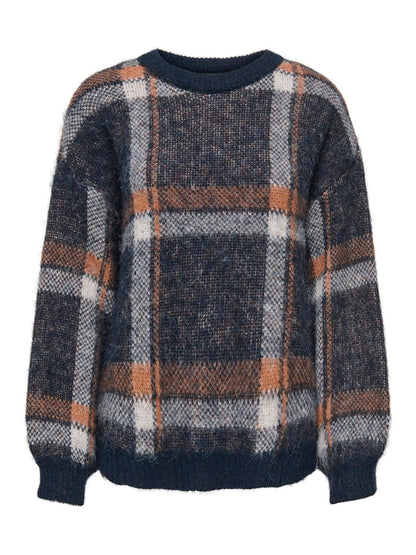 Maglia girocollo check