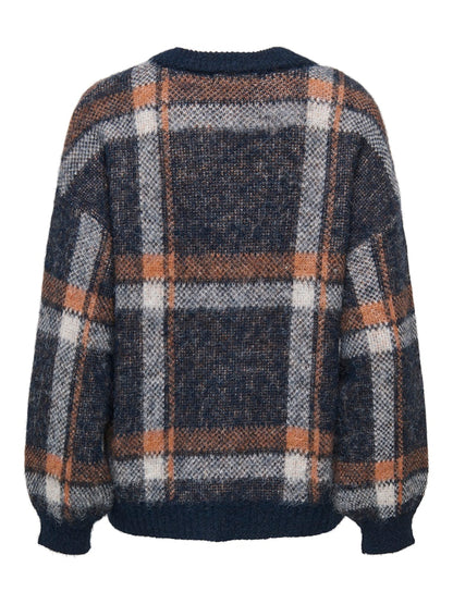 Maglia girocollo check