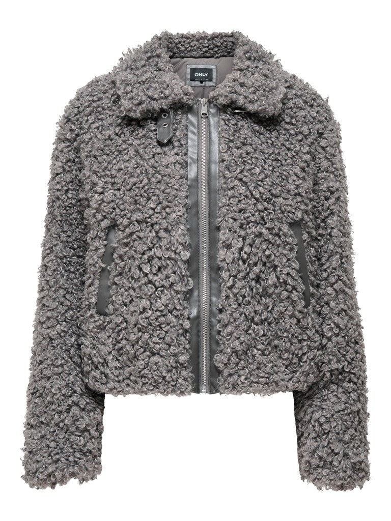 Giubbotto teddy zip