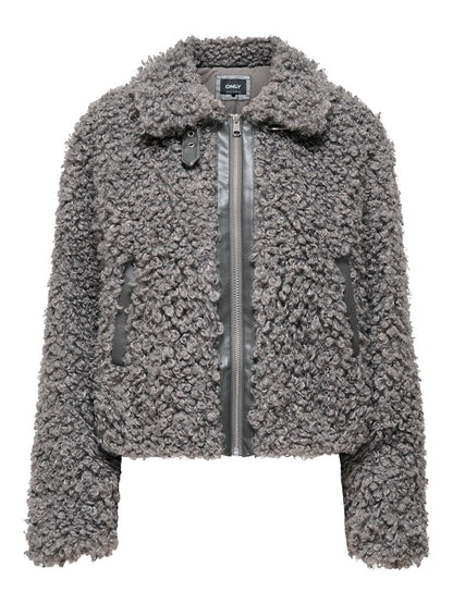 Giubbotto teddy zip