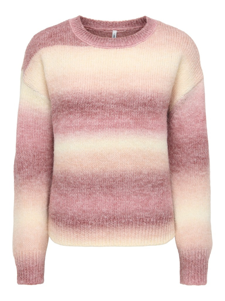 Maglia sfumata girocollo