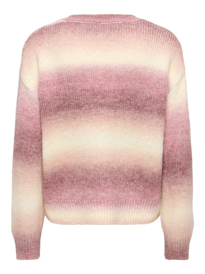 Maglia sfumata girocollo