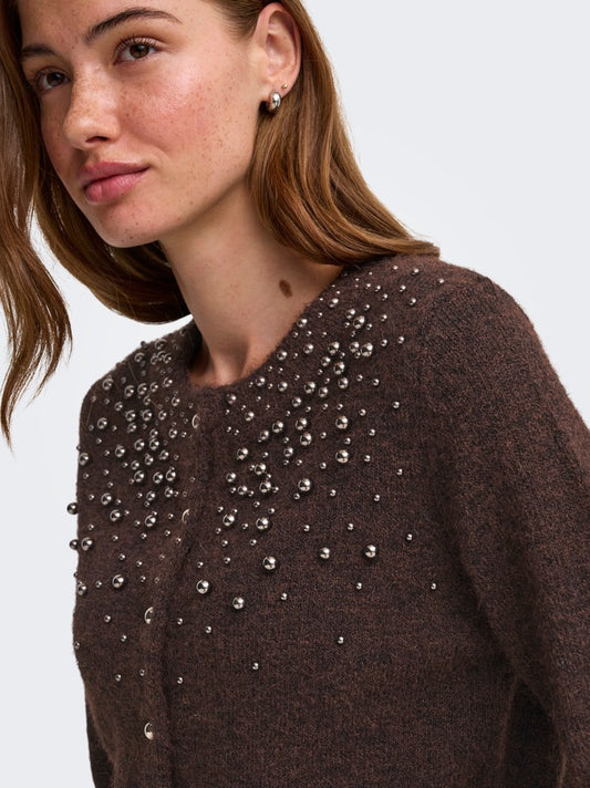 Cardigan perle