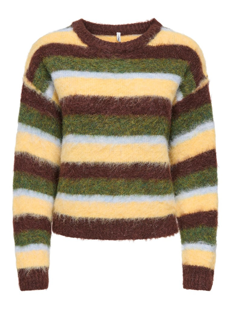 Maglia girocollo righe