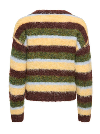 Maglia girocollo righe