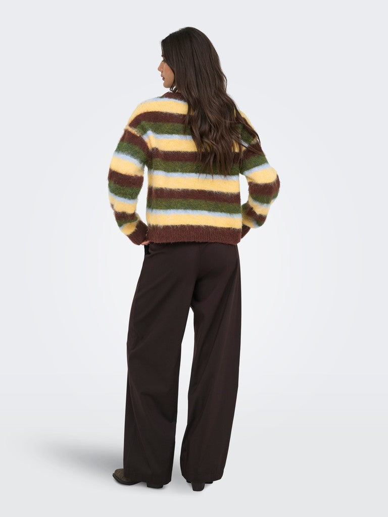 Maglia girocollo righe