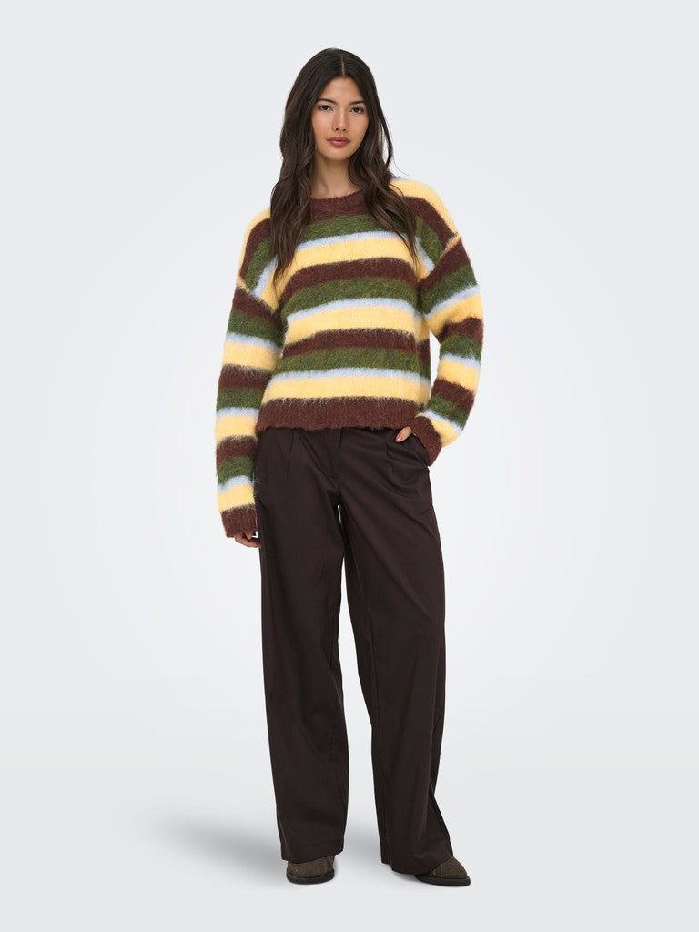 Maglia girocollo righe
