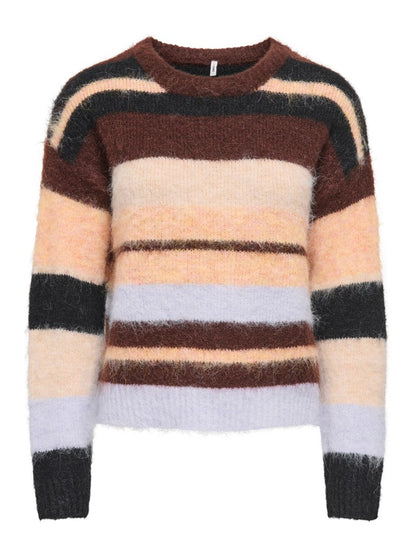 Maglia girocollo righe