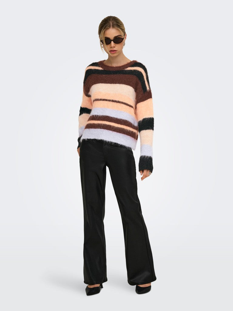Maglia girocollo righe