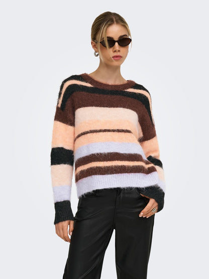 Maglia girocollo righe