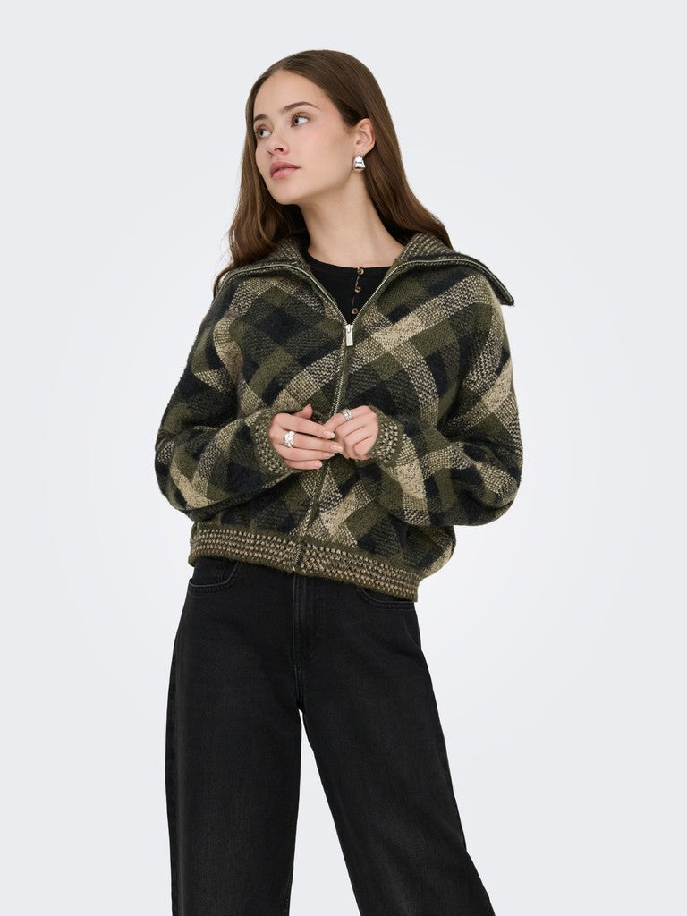 Cardigan zip fantasia