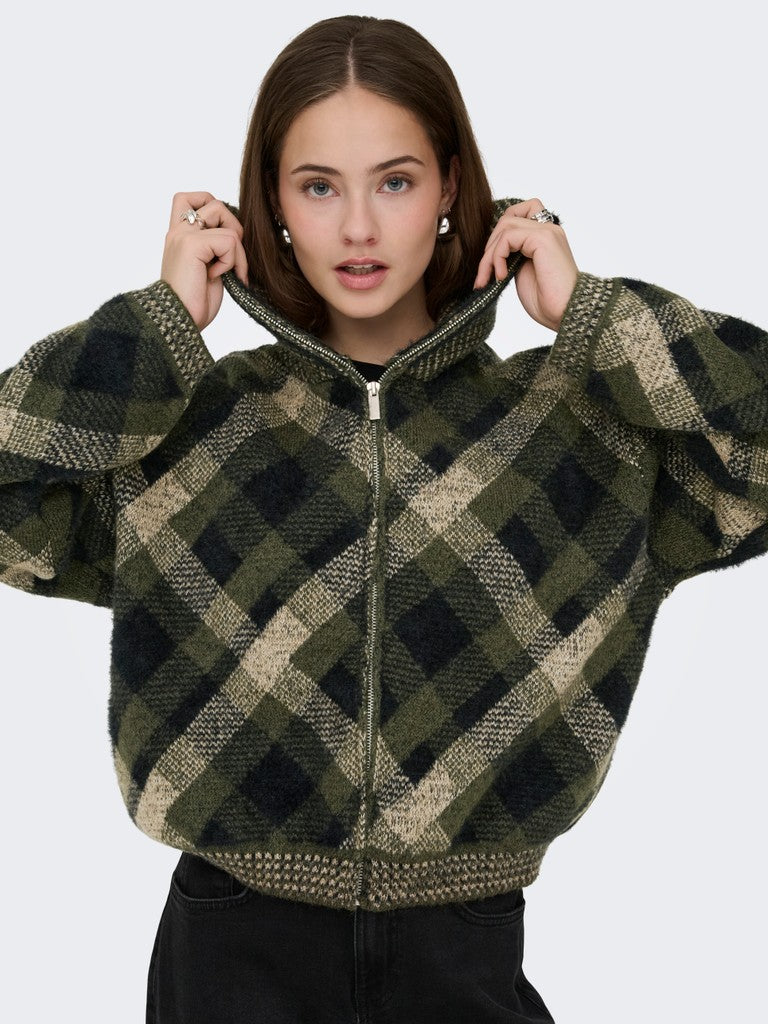 Cardigan zip fantasia